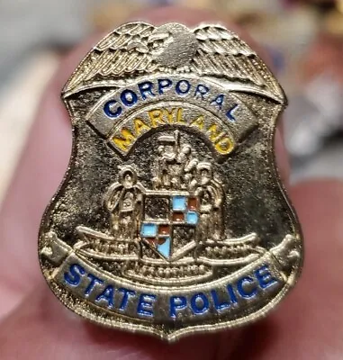 Vintage Maryland State Police Corporal Pin • $29.99