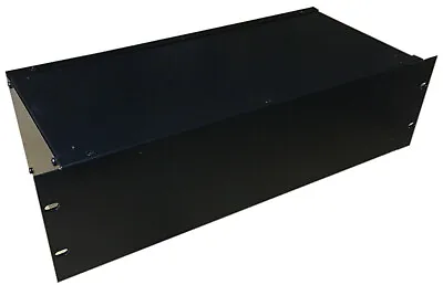 3U 19 Inch Rack Mount 200mm Deep Non Vented Enclosure Chassis Case Back Box • £72.50