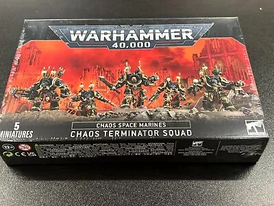 Chaos Space Marines - Chaos Terminator Squad - NEW • £32