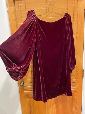Vintage Oscar De La Renta Velvet Dress - Size 16 • $125