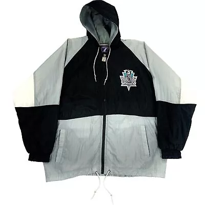 Vintage 90's Logo 7 NHL Hockey Anaheim Mighty Ducks Windbreaker Jacket Size XL • $66.46