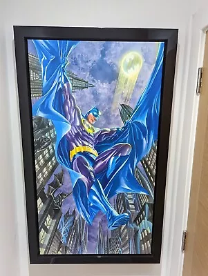 Alex Ross Batman - Dark Knight Detective - Limited Edition Framed Canvas Signed. • £400
