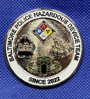 New Baltimore Police Hazardous Device Team Challenge Coin • $38.50