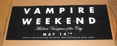 Vampire Weekend Modern Vampires Of The City Large Promo Poster Banner 46x18 • $48.95