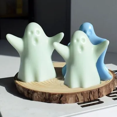 3D Ghost Silicone Mold Epoxy Resin Ghost Mould Ghost Candle Mold  Halloween • £5.12