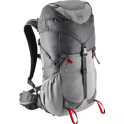 REI Stoke 29 Backpack Bag Hiking Outdoor Gray Athletic EUC • $49.99