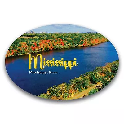 Magnet Me Up Mississippi River Scenic Magnet Decal 4x6 Inch Automotive Magnet • $6.99