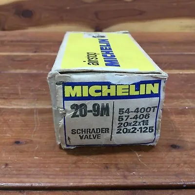 Airstop Michelin Bicycle Tube 20-9M 20x2.125 54-400T 57-406 England NOS VTG • $23.79