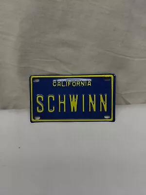 Vintage Bicycle License Plate California Schwinn • $40