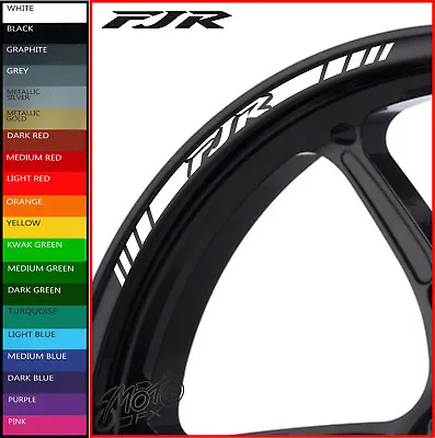 YAMAHA FJR Wheel Rim Stickers Decals - 20 Colors - 1300 Ae Fjr1300 Fjr1300ae • £9.98