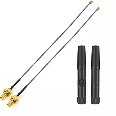 Mini PCIe Card Antenna Small 2.4GHz 5GHz WiFi Antenna RP-SMA Male With U.FL I... • $17.79