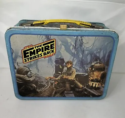 1980 STAR WARS The Empire Strikes Back Vintage Metal Lunchbox No Thermos • $84.99