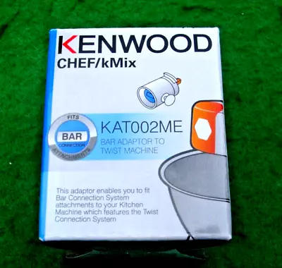 Kenwood KAT002ME Adapter BAR Twist Accessories Major Chef IN Sense Kmix Kcl • £11