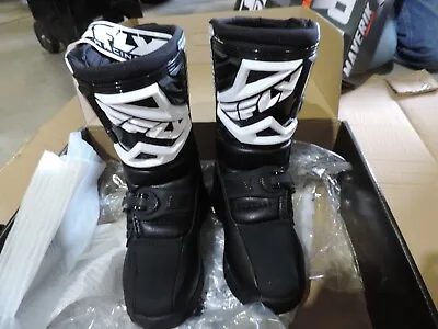 Maverick MX Boots Black Size 12 Youth 364-55098 • $100