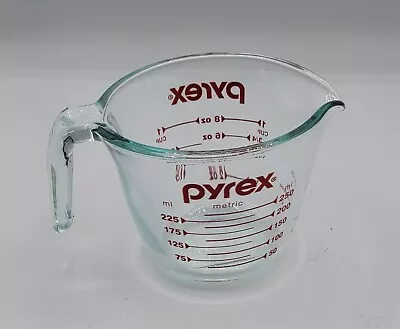 Vintage Pyrex One Cup / 250ml Measuring Cup. Open Handled.(2 Available) • $12