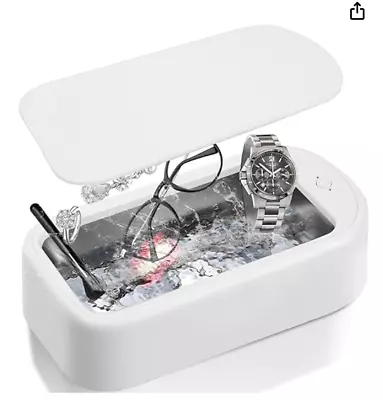 Ultrasonic Jewelry Cleaner 22OZ Jewelry Cleaner Ultrasonic Machine With One-Tou • $41.97