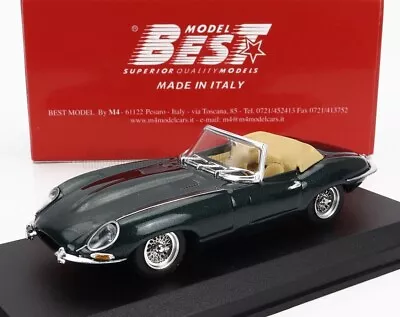 Best-model 1/43 Die-cast Jaguar - E-type Spider 1962 - Green Made In Italy Cased • $159