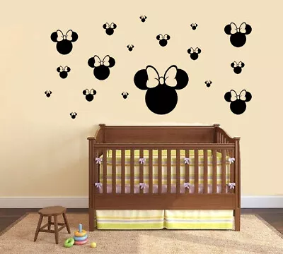 100 Mickey Mouse Minnie Mouse Disney Wall Decal Stickers Nursery Peel And Stick  • $12.99