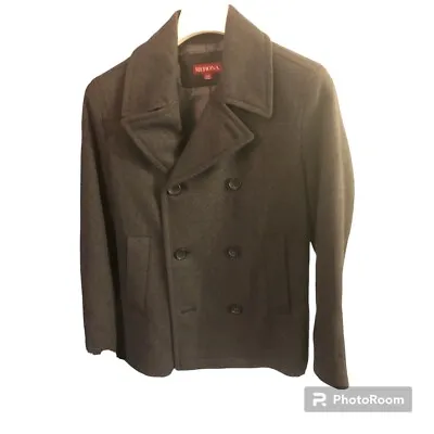 Men's Merona Pea Coat Size Medium Dark Gray • $25