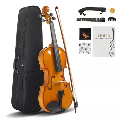 Full Size 4/4 Violin Set For Adults Beginners Students • $64.05