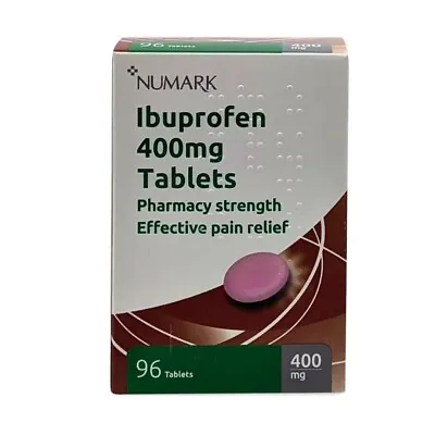 Numark Ibuprofen 400mg Tablets - Relief From All Types Of Pain - 96 Tablets- • £9.99