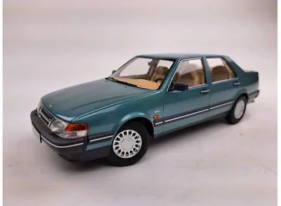 Wonderful Modelcar SAAB 9000 CD TURBO 1990 - Green Metallic - Scale 1/18 • $94.95