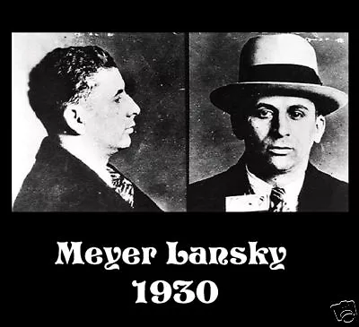 Meyer Lansky Mafia Mobster Mug Shot 1930 Poster Print • $6.49