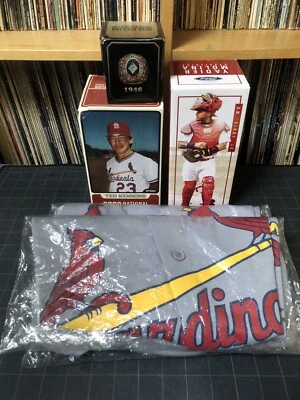 $99.99 • Buy St. Lous Cardinals SGA Lot (5) YADIER MOLINA/SIMMONS Bobblehead/Ring/2 Jerseys