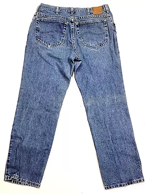 Vintage Lee Tapered Regular Fit Straight Leg Indigo Denim Jeans Men's 32x29 • $11.99