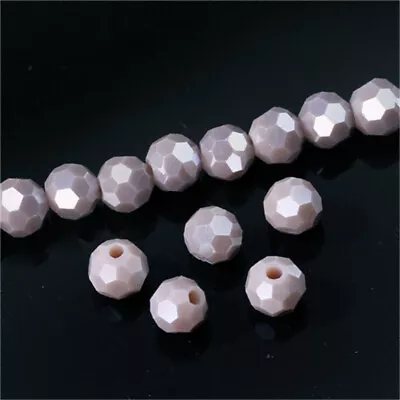 150Pcs 3mm Round Crystal Glass Beads Purple Ab Spacer Bead For Earrings Jewelry • $0.01