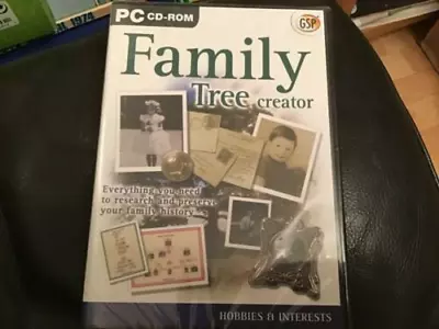 Family Tree Creator Windows 95 200 2003 Top-quality Free UK Shipping • £2.50