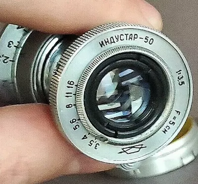 Lens Industar 50 1: 35 M39 USSR Copy For Nikon Canon Applied With Adapter Rings • $65.08
