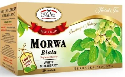 Malwa Morwa Biata WHITE MULBERRY Polish Herbal Tea Poland 20 Tea Bags US Seller • $5.99