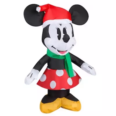 NEW Disney 1.9 Feet Minnie Mouse Holiday Christmas Indoor Airblown Inflatable • $24.99