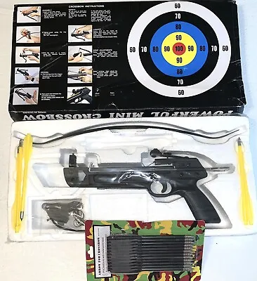 MINI CROSSBOW CF-111 Pistol Crossbow Sports Target 50lb NEW & Pack 12 NEW BOLTS • $23.99
