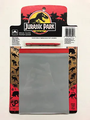 Vintage Jurassic Park Magic Slate Paper Saver Toy 1993 Amblin Ent. Golden RARE • $35