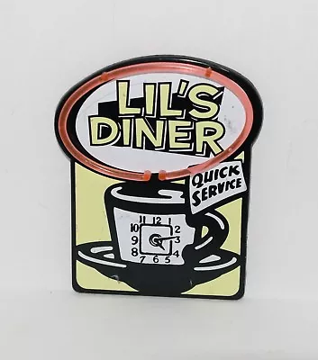 Dollhouse Miniature LIL'S DINER NEON LOOK SIGN American Girl AG Mini ILLUMA • $15.99