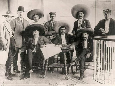 Zapata Emiliano Zapata And His Staff - Poster 20x30 Mexico History • $19.99