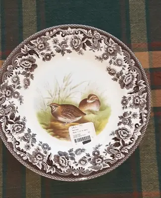 Spode Woodland Salad / Dessert Plate NWT Quail • $20.95