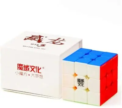 MoYu Weilong GTS3 3X3X3 Stickerless Magic Cube Speed Cube Ship From USA • $26.95