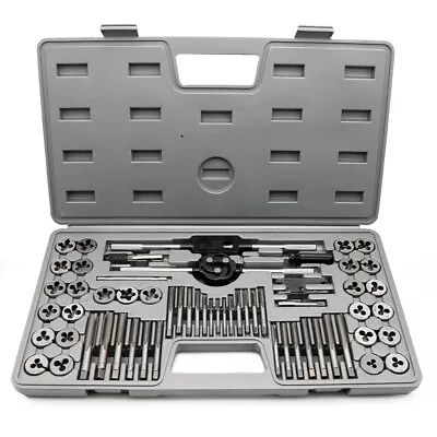 60 Pcs Threading Tap & Die Tool SetTap & Die Kit With Storage CaseMetric & SAE • $36.98