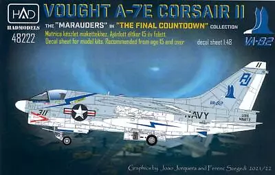 Hungarian Aero Decals 1/48 A-7E CORSAIR II  The Marauders  The Fiinal Countdown • $19.99