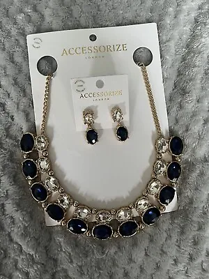 Accessorize Necklace And Earring Set • £15