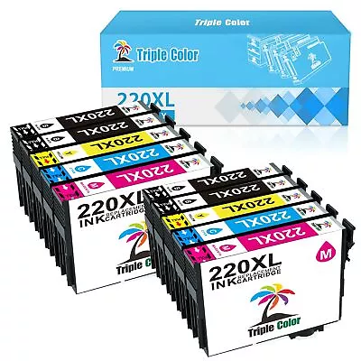 220XL Ink Cartridges 220 XL For Epson WorkForce WF2750 WF2760 WF2660 Printer • $13.95