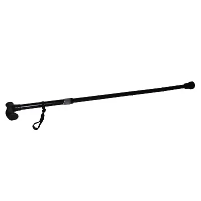 FOLDING COMPACT ADJUSTABLE WALKING STICK IN CLEAR STORAGE BAG Mobility  • £5.49