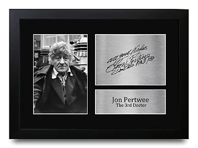 £19.99 • Buy Jon Pertwee A4 Dr Who Gift Idea Printed Signed Autograph Picture For TV Fans