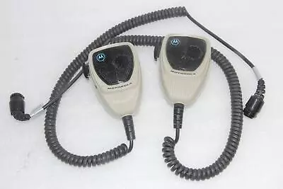 Lot Of 2 MOTOROLA HMN1090A 2-Way Radio Handheld Microphones  Make An Offer  • $38.88