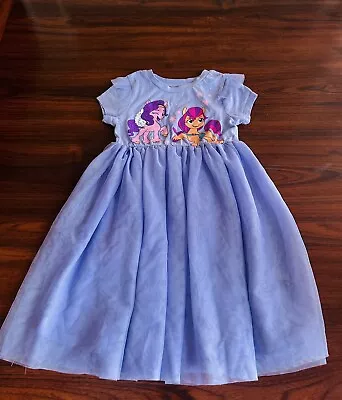 MY LITTLE PONY Purple HORSES Toddler Girl’s TUTU PLAY DRESS UP  SIZE 6 • $14