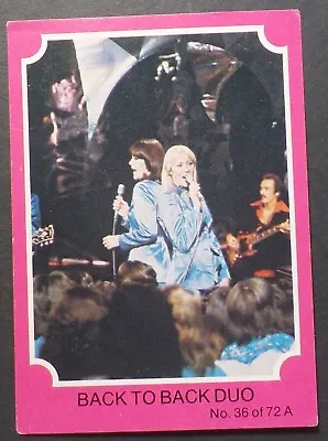 1976 Scanlens ABBA Trading Card No 36(Pink Set)(LotE1123N3)Free Postage • $9.95