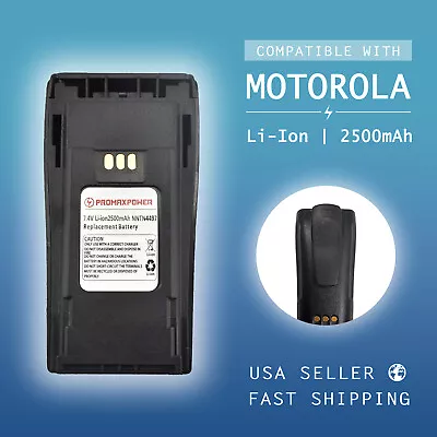 Li-ion 2500mAh Battery For NNTN4497 4970 Motorola Radios CP150 CP200 EP450 PR400 • $22.99